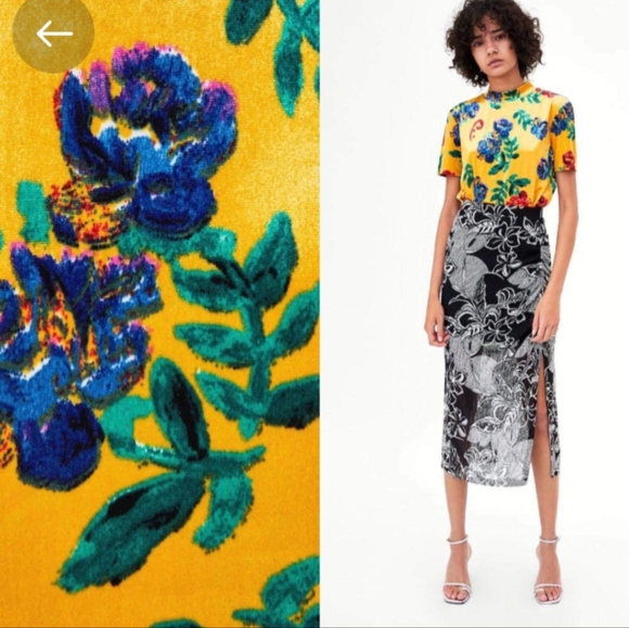 Zara Velvet Top - Picture 2 of 5